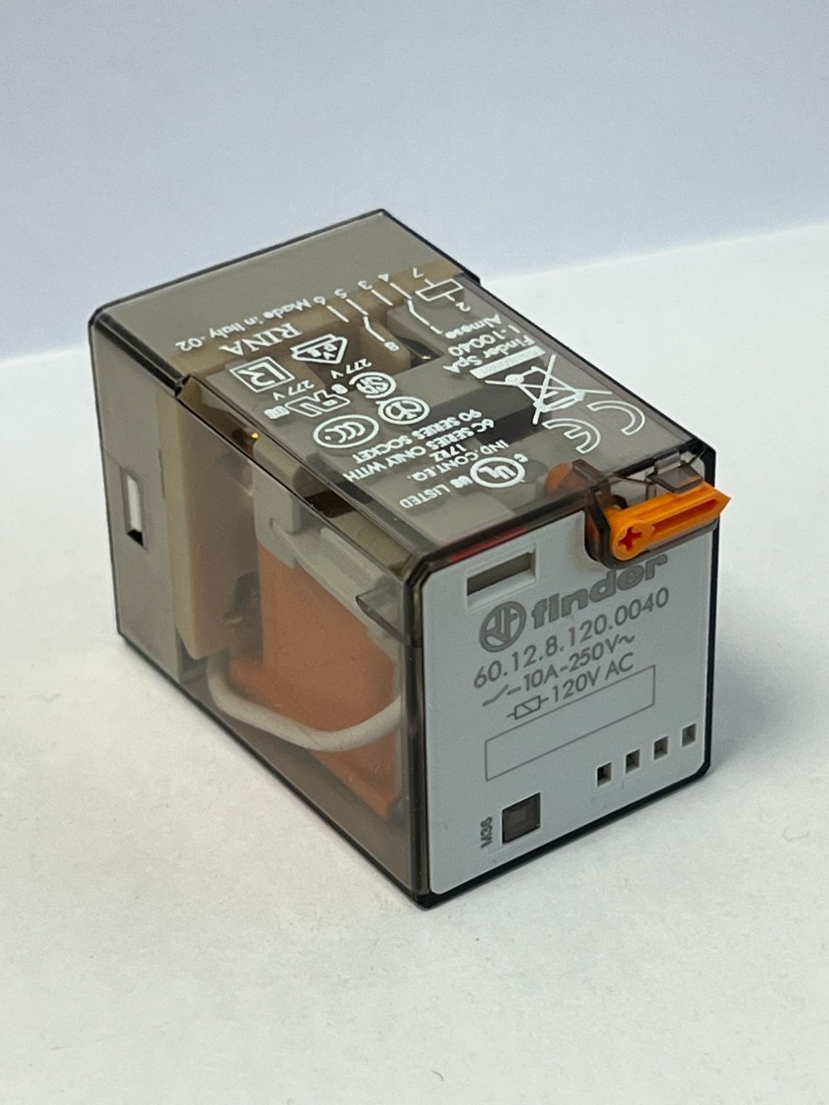 55.32.8.024.0040 Finder | Relé De Potencia Sin Enavamiento Finder 55 Series De 2 Polos, DPDT - Foto 7