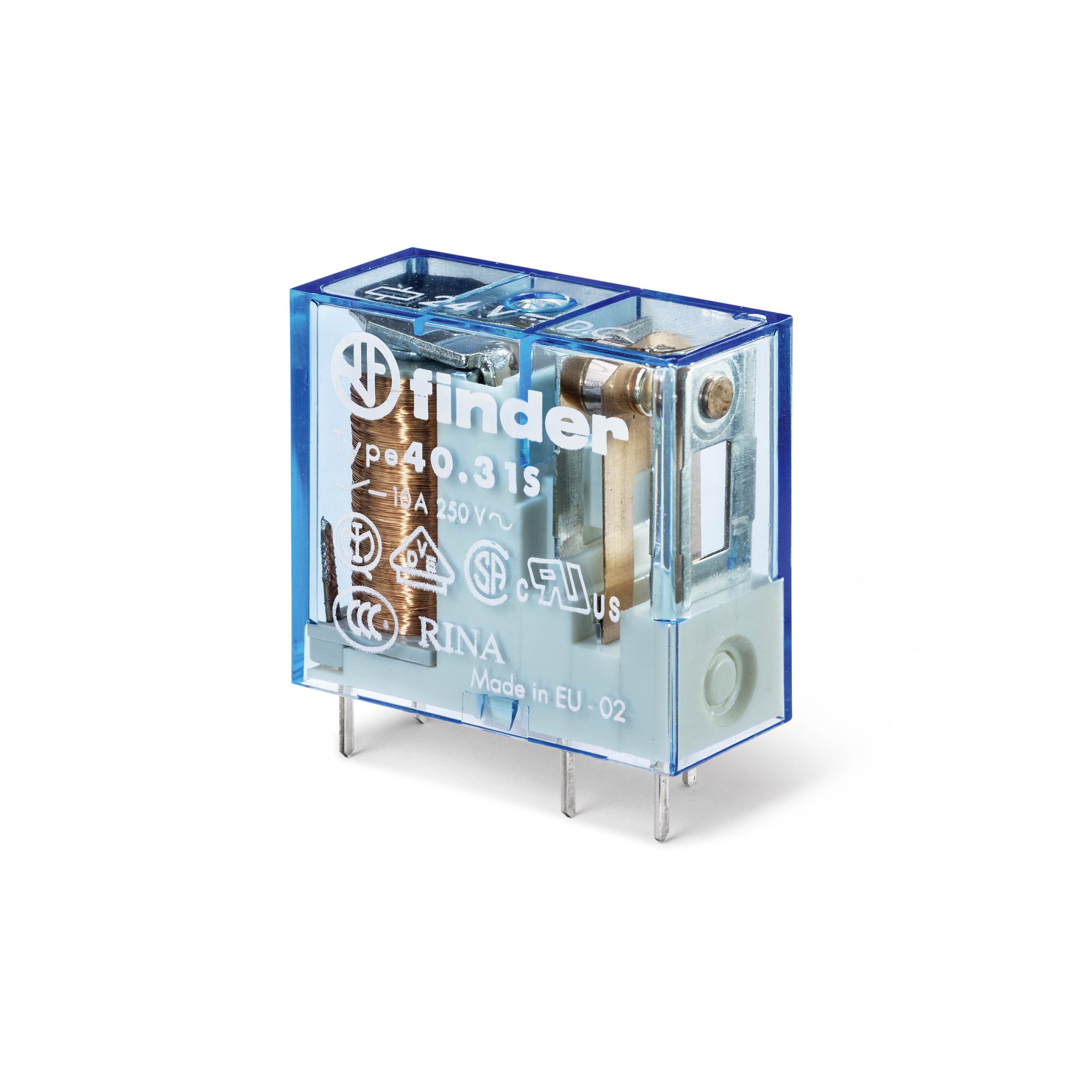 40.51.7.012.0000 RELE FINDER MINI 1 CONTACTO CONMUTADO 10A 12VCC