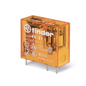 40.31.8.230.0000 RELE FINDER MINI 1 CONTACTO CONMUTADO 10A 230VAC