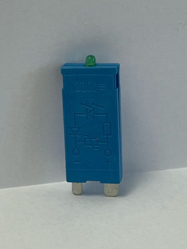 99.01.0.230.98 Modulo Led Verde+Varistor Finder 110..240V ac/dc