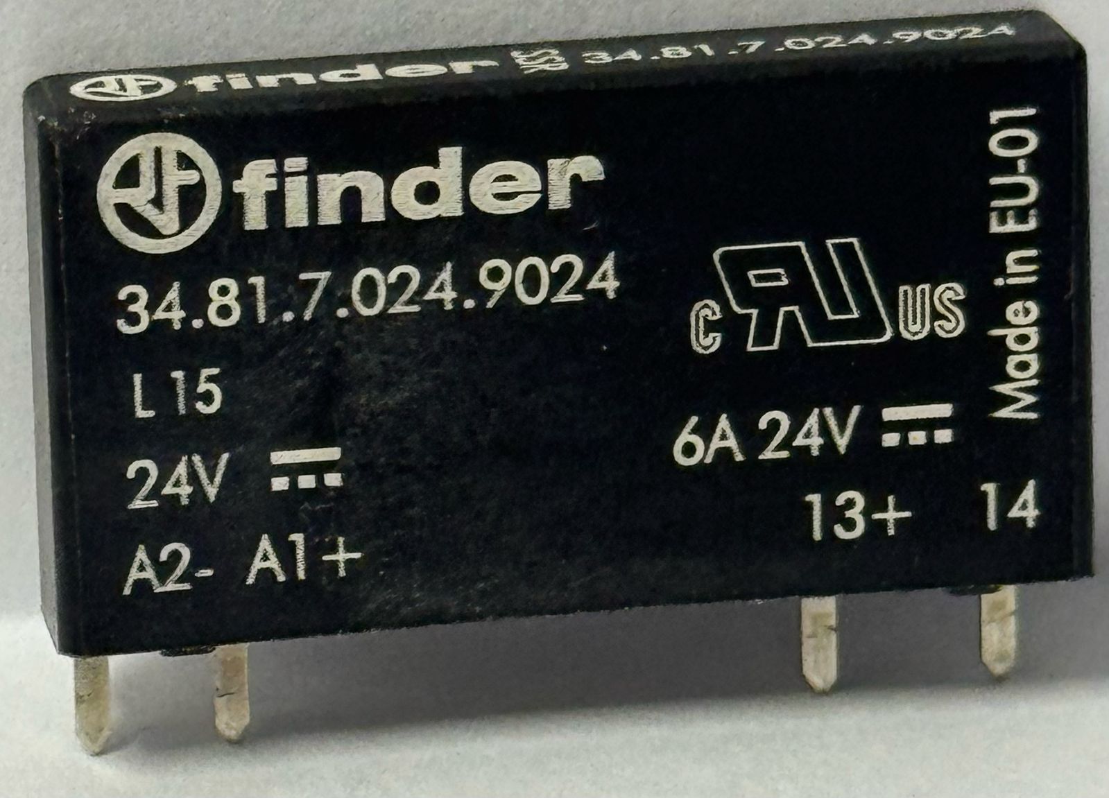 34.81.7.024.9024 Rele Estado Solido SSR entrada 24Vcc salida 24vcc
