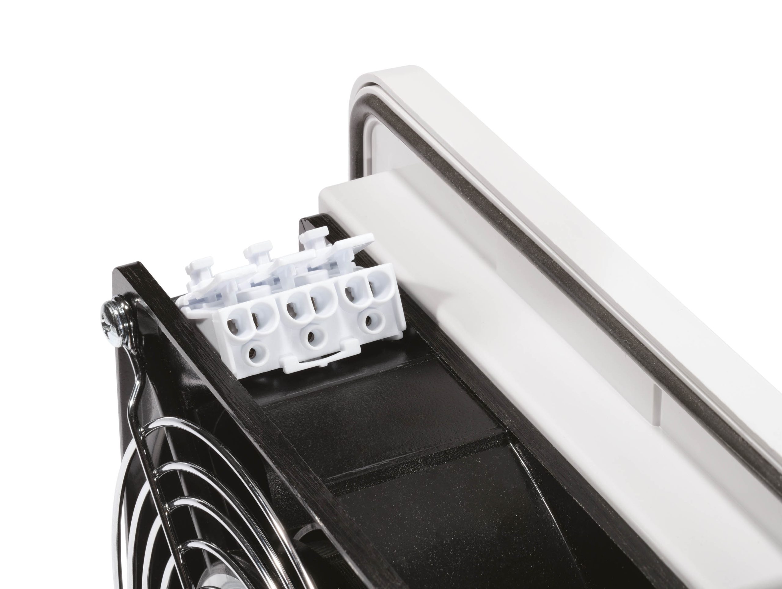 7F.20.8.230.4250 VENTILADOR CON CELOSIA Finder T4 223x223mm 230Vac 250m3/h - Imagen 3
