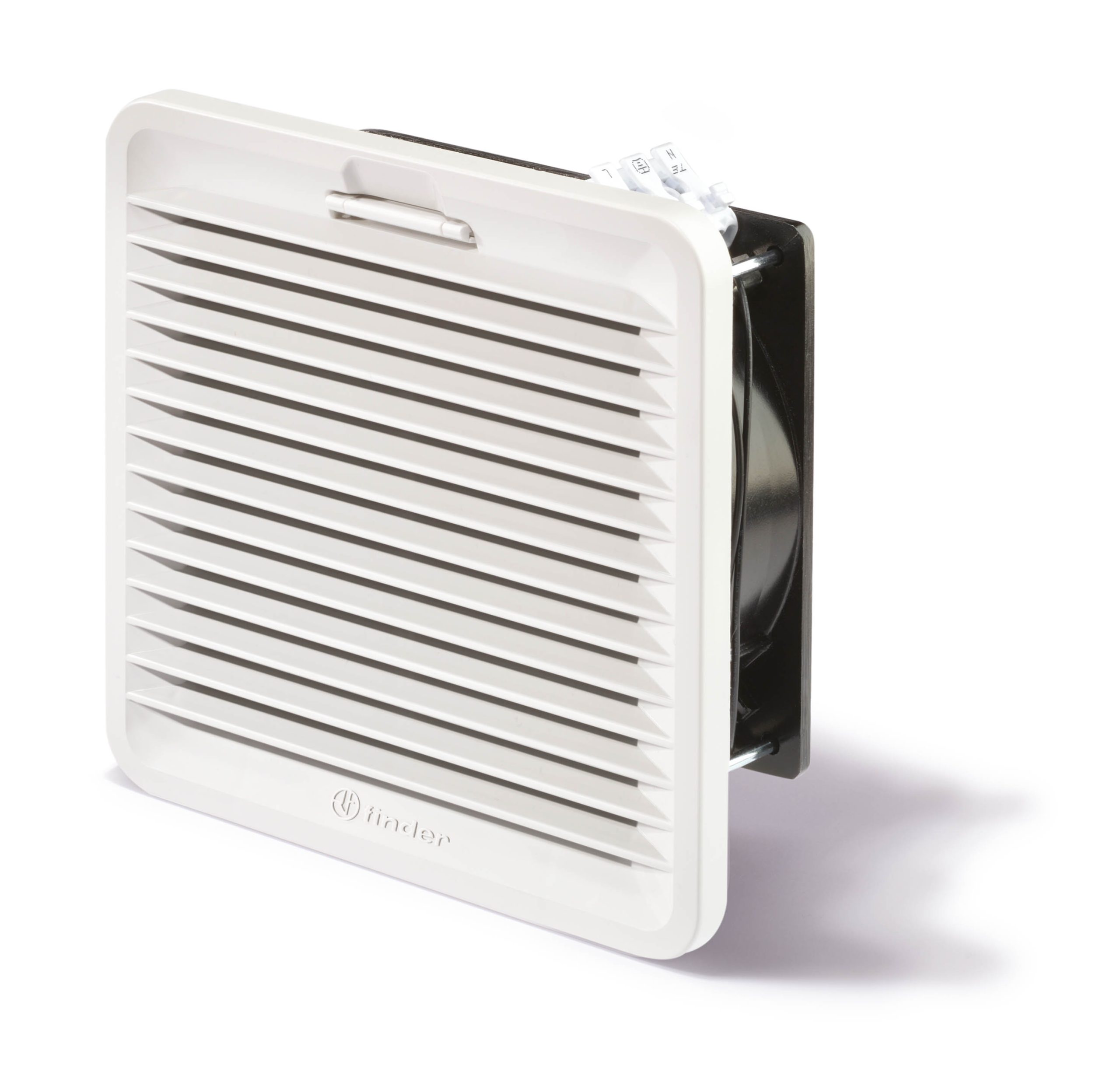 Ventilador con celosía para tablero eléctrico